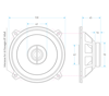 130mm (5”) 2-Way Coaxial Speaker