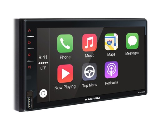 Pantalla de 6,8" con CarPlay, Android Auto y navegación online