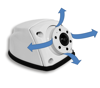 Universal Rear Camera for Camper with Night Vision and Adjustable Optics
