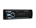 Macrom 1-DIN Bluetooth Autoradio mit Doppel-Mikrofon, USB und SD.