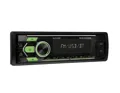 Macrom 1-DIN Bluetooth Autoradio mit Doppel-Mikrofon, USB und SD.