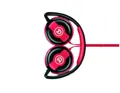 JOY30BR - Casque Supraaural Pliable Rouge/Noire avec Câble Anti-Node