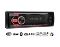 Sintolettore AM/FM-RDS 1DIN con Bluetooth, lettore USB, SD e doppio microfono