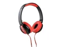 JOY30BR - Casque Supraaural Pliable Rouge/Noire avec Câble Anti-Node