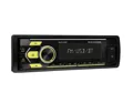 Macrom 1-DIN Bluetooth Autoradio mit Doppel-Mikrofon, USB und SD.