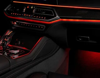 Kit LED interior para coche con 64 colores y control inalámbrico