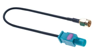 Câblage adaptateur de femelle ISO à mâle DIN pour antenne FM, compatible avec tous les FIAT Ducato 250-290-8-9