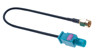 Wiring adapter from ISO female to DIN male for FM antenna, compatible with all FIAT Ducato 250-290-8-9