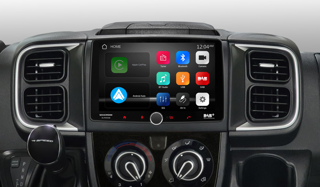 Monitor multimedia HD 9’’ desmontable con kit Plug & Play para FIAT Ducato desde 2021