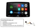 Abnehmbarer 9'' HD Multimedia-Monitor mit Plug & Play Kit für FIAT Ducato 290 (2014>2021) mit VP1 Radio
