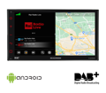 Monitor Multimedia Android 6,75” – 2 DIN Corto con Receptor DAB