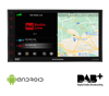 6.75” Android Multimedia Monitor – Short 2 DIN with DAB Receiver