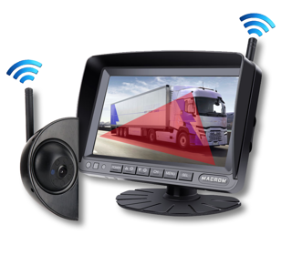 Kit moniteur 7” AHD IPS + caméra latérale sans fil