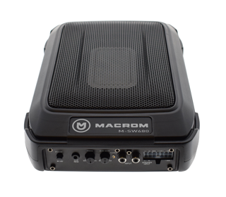 Subwoofer amplificado de 6x8 pulgadas en caja sellada 120W