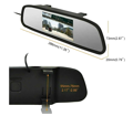 Moniteur AHD 5” avec rétroviseur