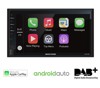 Pantalla de 6,8" con CarPlay, Android Auto y navegación online