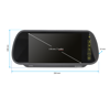 Rear-view Mirror with 7” IPS AHD LCD Monitor