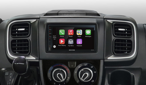 Monitor multimediale 6,8’’ con CarPlay/Android Auto e kit Plug & Play per FIAT Ducato dal 2021