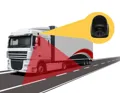 Caméra universelle AHD noire idéale pour Truck-Bus avec vision nocturne commutable