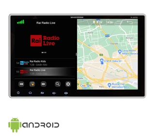 Moniteur Multimédia Android 9” – Châssis 1 DIN
