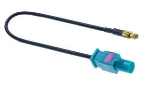 Câblage adaptateur de femelle AN-DAB (MCX) à mâle Fakra pour antenne DAB FIAT Ducato 8-9