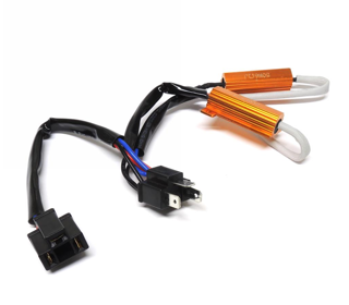 Par de resistencias cableadas H4 50W 6 Ohm para LED CAN-BUS