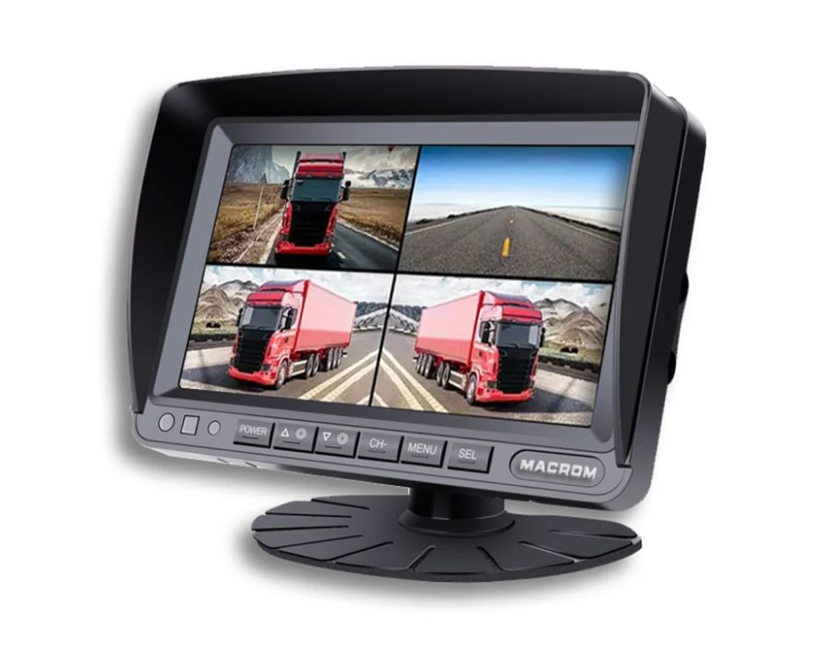 Kit Monitor 7 Pollici + Telecamera CCD Con 18 LED Infrarossi Per Retromarcia Auto – Visione Notturna, Poggiatesta O Cruscotto, Ideale Per Camper E Camion - 4