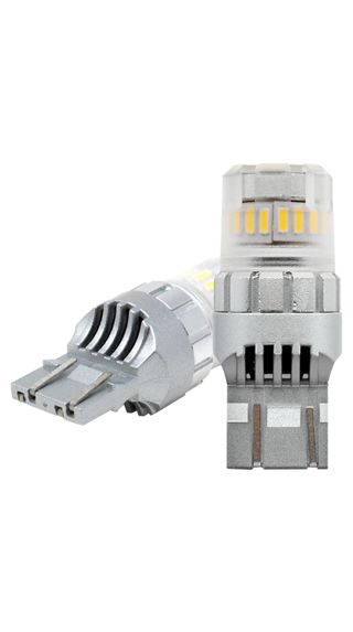 Bombillas LED Serie Power W21/5W 12V 5.6W/1W 6000K – 780/140 lúmenes – 22 chips 4014SMD