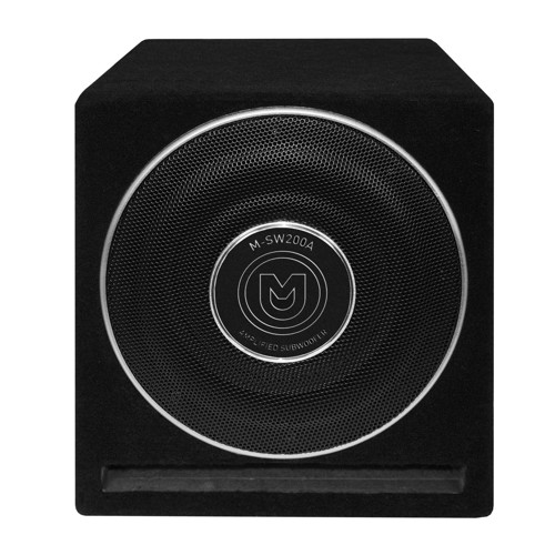 Subwoofer amplificato 8 pollici (200mm) in cassa reflex 200W RMS per baule