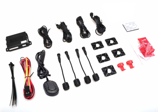 Kit de asistencia de aparcamiento OEM – 4 sensores pintables de 16 mm enrasados