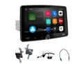 Custom system consisting of DL903DAB 9" display monitor (1024x600) removable 1din body capacitive + brackets, P&P wiring and CAN-BUS steering wheel control interface for Ford Transit from 2019