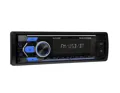 Macrom 1-DIN Bluetooth Autoradio mit Doppel-Mikrofon, USB und SD.