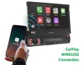Sistema multimedia ANDROID 13 con pantalla motorizada de 7", CarPlay y Android Auto wireless y receptor DAB integrado