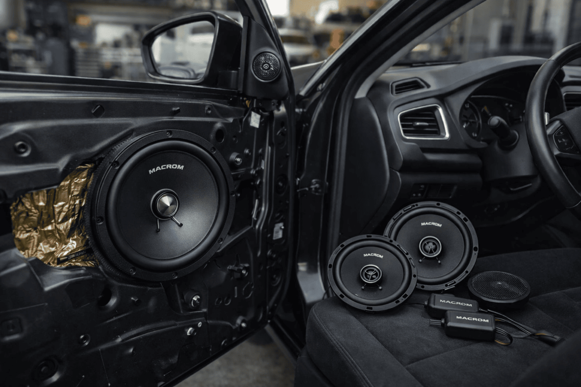 Altavoces para coche Macrom: características y ventajas